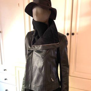 RICK OWENS BIKER MOTO JACKET COAT